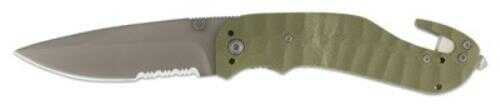 BG Knife Duration Seat Belt Cutter 3.375" Blade Green