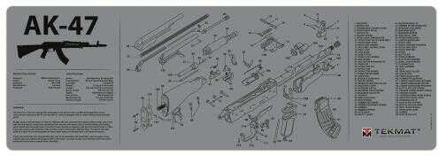 TekMat Armorers Bench Mat 12x36-Inches AK-47 Grey Md: 36AK47GY