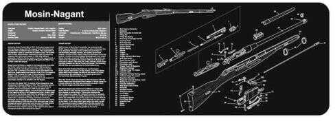 TEKMAT Armorers Bench Mat 12"X36" Mosin-Nagant