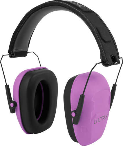 ULTRX Shield Passive Muff Slim Adult Midnight Plum/Black 23Db