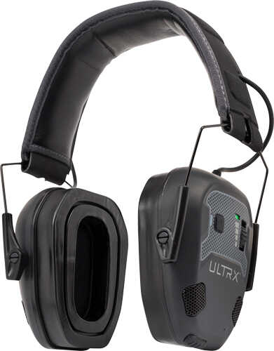 ULTRX Bionic Fuse BLUETOOTH Earmuff Midnight Gray 22Db