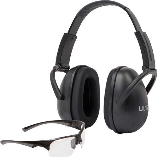 ULTRX Blocker Ear & Eye Combo 23Db Black Muff/Clear EYES