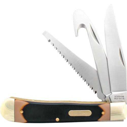 SCHRADE Knife Premium Trapper 3-Blade 3.3" Blade