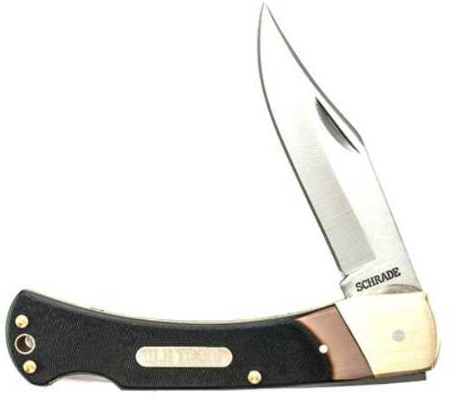 SCHRADE Knife Golden Bear 3.9" SS Leather Sheath