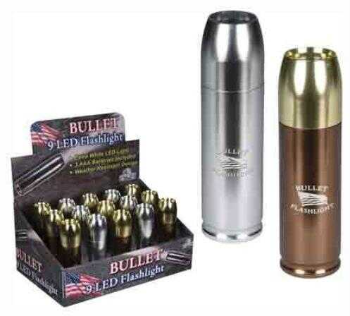 Rivers Edge Flashlight Display Bullet Lights W/9-LEDS 15-Pack