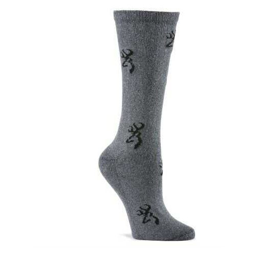 Browning Smoked Pearl Women's Heartland Socks, Size Medium