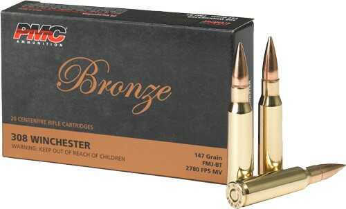 PMC Ammo 308 Winchester 147 Grain FMJ-BT 20-Pack | Ammo Sales