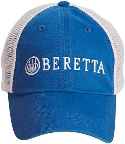 Beretta USA BC0520166005 LP Trucker Hat Cotton/Mesh Blue                                                                