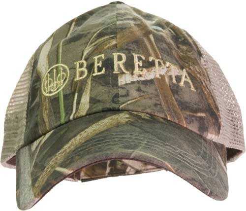 Beretta USA BC0520166008 LP Trucker Hat Cotton/Mesh Realtree Max-5                                                      