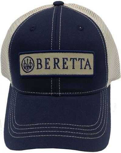 Beretta USA BC0620166005 Patch Trucker Hat Navy                                                                         