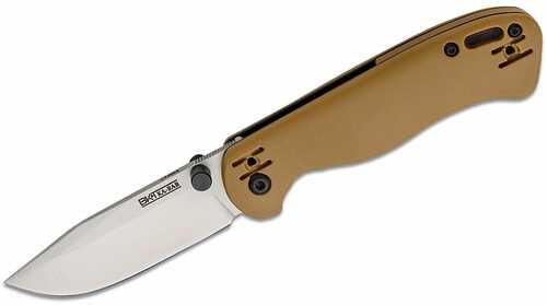 Ka-bar Becker Mini Folder Drop Point 2.84" Ss/tan D2 Blade