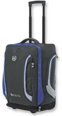 Beretta Luggage Cabin Trolley 21x14x9.5. Black/Grey/Blue Md: BSH330810921