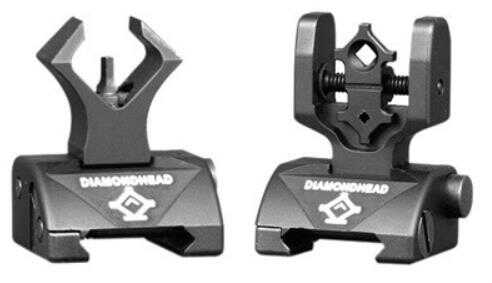 DIAMONDHEAD Micro-D Sight Set Front & Rear Flip-Up FDE