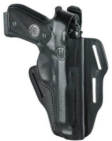 Beretta Holster 92FS/M9A1 Belt Slide RH Leather Black