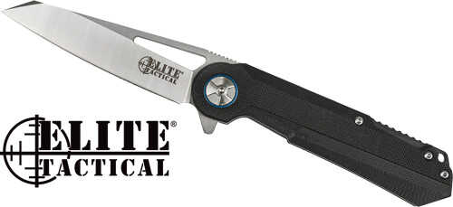 Mc Elite Tactical Reticle 3.5" WHARNCLIFFE Folder Black/SS