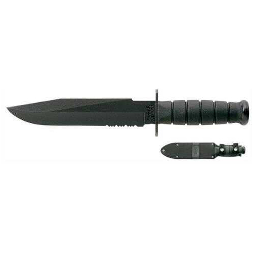KA-BAR Fighter Knife 8" Serrated W/Sheath
