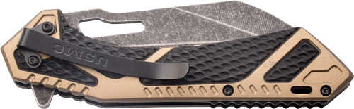 Mc Usmc 3.75" WHARNCLIFFE Folder Black/FDE