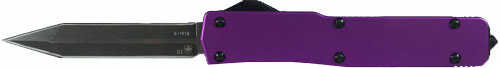 Templar Knife Slim Otf Purple 3.1" D2 Black Dagger Aluminum