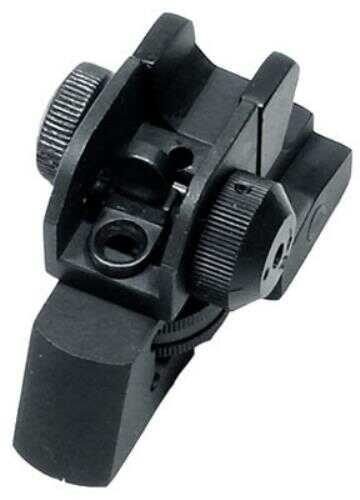 Leapers UTG Detachable Compact Rear Sight w/Full W/E Adjustment Md: MNT950RS02B