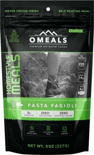 OMEALS Pasta FAGIOLI 8 Oz. FLAMLESS HEATING