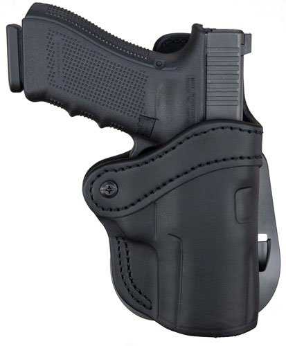 1791 Gunleather PDH24SBLR PDH 2.4 Black Leather OWB Springfield XD-M/Sig P320 Right Hand