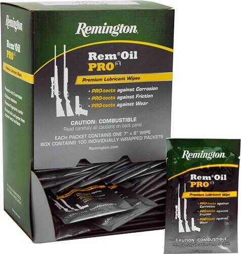 Remington Pro3 Premium Lubricant 100 Wipe Counter Display Box Md: 18921