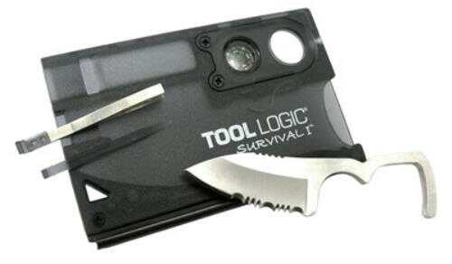 SOG Tool Logic Survival Card Lens/Compass/FIRESTARTER Black