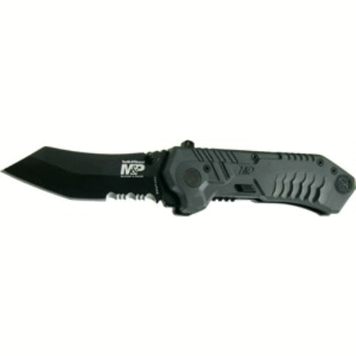 S&W Knife M&P Spring Assist 2.8" Serrated Tanto Black