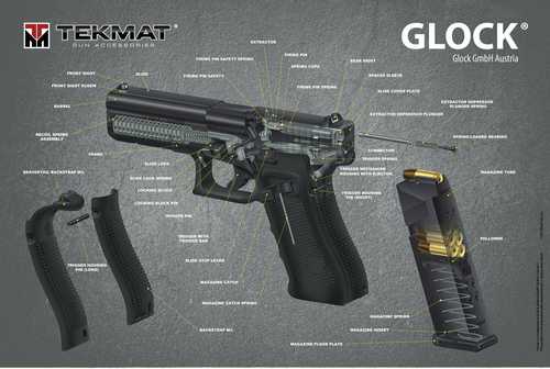 TEKMAT for Glock 3D 24"X36" Poster 