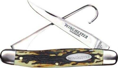 Winchester Knife 3.78" Bird And U Guthook Blade