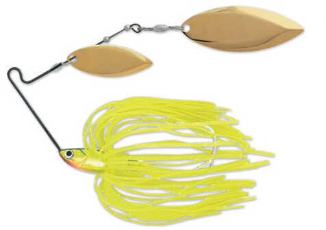 Terminator T1 Spinnerbait 1/4Oz Willow/Willow Gold/Gold Chartreuse Md#: T14WW04GG