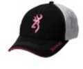 Browning Cap Chelsie Black/ White/ Pink Logo