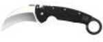 Cold Steel Tiger Claw Karambit Folder 3.25in Plain G-10 Handle