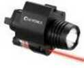 Barska Red Laser Sight With 200 Lumen Flashlight - Black