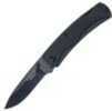 Camillus 19200 CamLite 2.25" Folding Plain Black TiCN Bonded 440 SS Blade, Black Textured GFN Handle