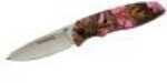 Browning Knife EDC Folding Hunter 2.62" Blade Pink Camo Aluminum