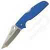 Cold Steel Khan Folder 3.0 in Plain Blue G-10 Handle