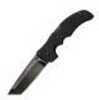 Cold Steel Recon 1 Folder 4.0 in Black Tanto Point Plain G-10