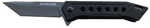 Schrade U.G. Folding Knife 3.25" Black Tanto Point 9Cr18MoV Stainless Steel Blade G-10 Handle