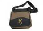 BRN HIDALGO ADJ SHELL POUCH BLK/TAN