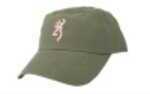 Browning ATKA Lite Cap Sage/Pink Logo