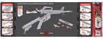 Real Avid Master Cleaning Station AR15 Kit Deluxe Gun Mat With Set Of Tools AVMCS-AR