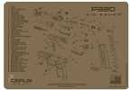 CERUS Gear 3MM PROMATS 12"X17" Sig320 Schematic Coyote