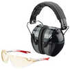 Champion Traps and Targets Eye/Ear Pro CMB Blk PASSVE Muff AMB Lens