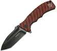 Proelia TX010 Folder 4in Black Tanto Blade Black/Red G-10