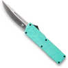 Introducing The Lightweight Tiffany Blue (Out The Front) Knife. With a Great Feel And Excellent Action, it's Suited For Everyday Usage. This Knife features a Pocket Clip And a Nylon Sheath. It Also fe...