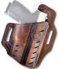 Versacarry Underground Premium Guardian Formula 1Holster OWB Right Hand Water Buffalo Leather Distressed Brown/Black