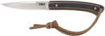 Columbia River 2382 Biwa 3.02" Fixed Plain Satin 8Cr13MoV SS Blade G10 Black/Brown Handle Knife