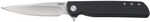 Columbia River 3801 LCK + 3.31" Folding Plain Satin 8Cr13MoV SS Blade Grn Black Handle Knife