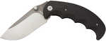 Browning Primal Small 3" Folding Drop Point Part Serrated 8Cr14MoV SS Blade Black Polymer Handle